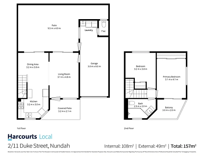 2/11 Duke Street, Nundah, QLD 4012, 2 રૂમ, 1 બાથરૂમ, Townhouse