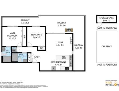 205/191 Barkers Road, Kew, VIC 3101, 2 Bedrooms, 2 Bathrooms, Apartment