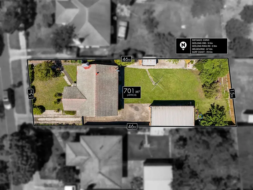 Corio 3 Slaapkamer Solid Concrete Home on 702m² with Endless Potential with Permit Approved x4 Townhouses