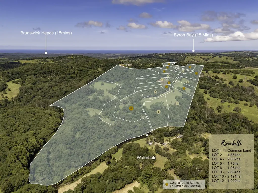 Coorabell ‘Riverbelle’ Lot 2, 6, 12 - Tomorrow’s Value at Today’s Price | Historic Acreage Lots | Valley & Mountain Views | Settle 2028