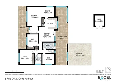 6 Reid Drive, Coffs Harbour, NSW 2450, 3 slaapkamers, 1 badkamers, House