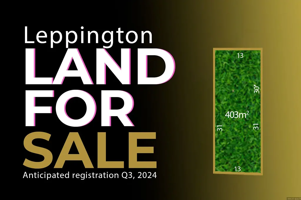 Leppington Land For Sale - Anticipated registration Q3, 2024