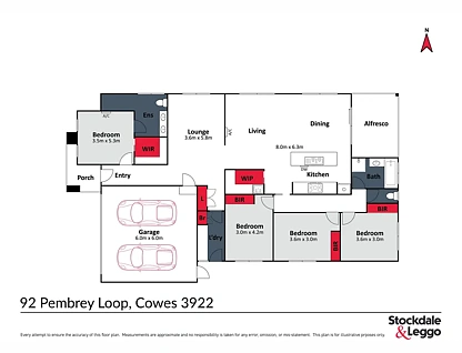 92 Pembrey Loop, Cowes, VIC 3922, 4房, 2浴, House