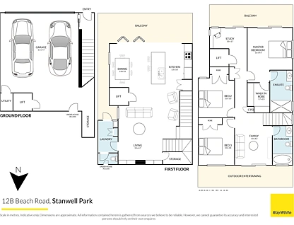 12B Beach Road, Stanwell Park, Wollongong - Greater Region, 3 Schlafzimmer, 2 Badezimmer, Apartment