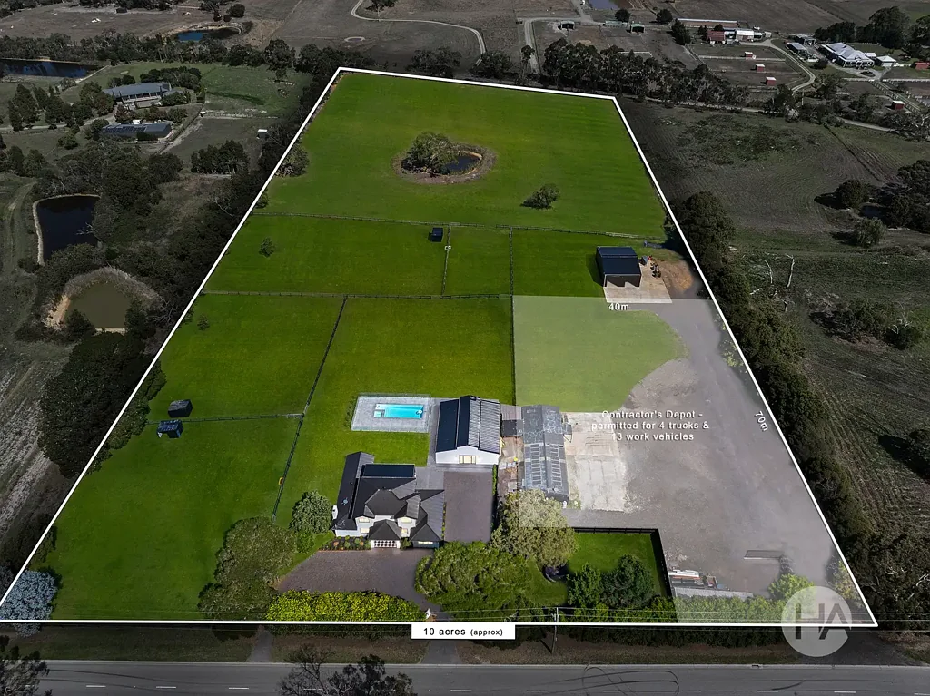 Pearcedale 6房 宏伟的半乡村家庭庄园，拥有豪华娱乐设施与商业机遇 Grand Semi-Rural Family Estate with Luxury Entertaining & Commercial Opportunities