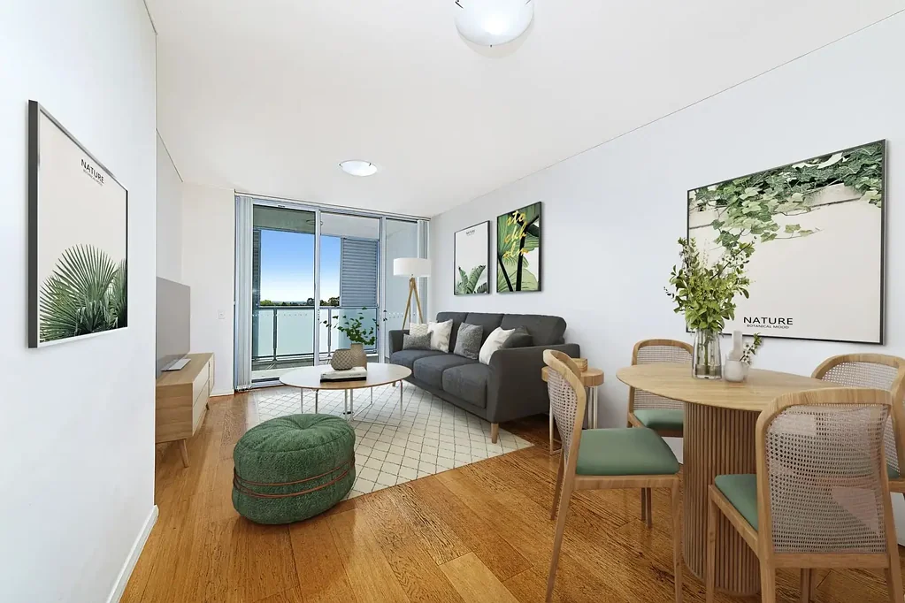 Contemporary Oversized Apartment with Leafy District Views