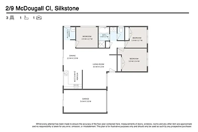 2/9 McDougall Close, Silkstone, QLD 4304, 3 slaapkamers, 1 badkamers, Apartment