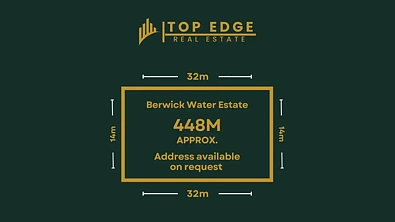Clyde North  !! Build Your Dream Home In BERWICK WATER ESTATE!!