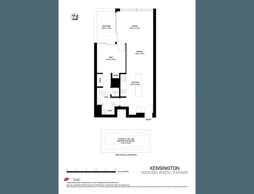 303A/264 Anzac Parade, Kensington, Eastern Suburbs, 1 Bedrooms, 1 Bathrooms, Apartment