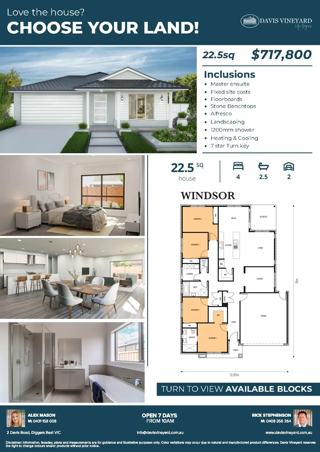 Diggers Rest 4Phòng ngủ Love This 4-Bedroom Design? Lot 522 or Another Block Awaits