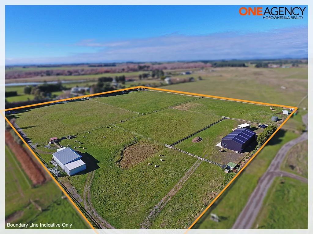 Tangimoana 7.3 Acres, 2 Titles, 18x9 Shed & Tiny Home!