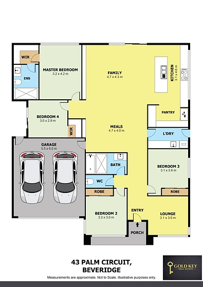 43 Palm Circuit, Beveridge, VIC 3753, 4 રૂમ, 2 બાથરૂમ, House