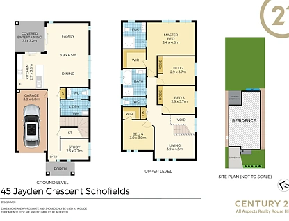 45 Jayden Crescent, Schofields, Outer Western Sydney, 4部屋, 2バスルーム, House