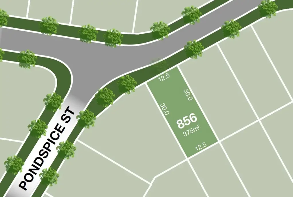 Caboolture 宽敞临街面 12.5米面宽 30米深度 375m²理想基石 家庭舒适生活 社区林地环绕 学校交通便捷 375m2 Allotment – Central Springs Estate, Caboolture