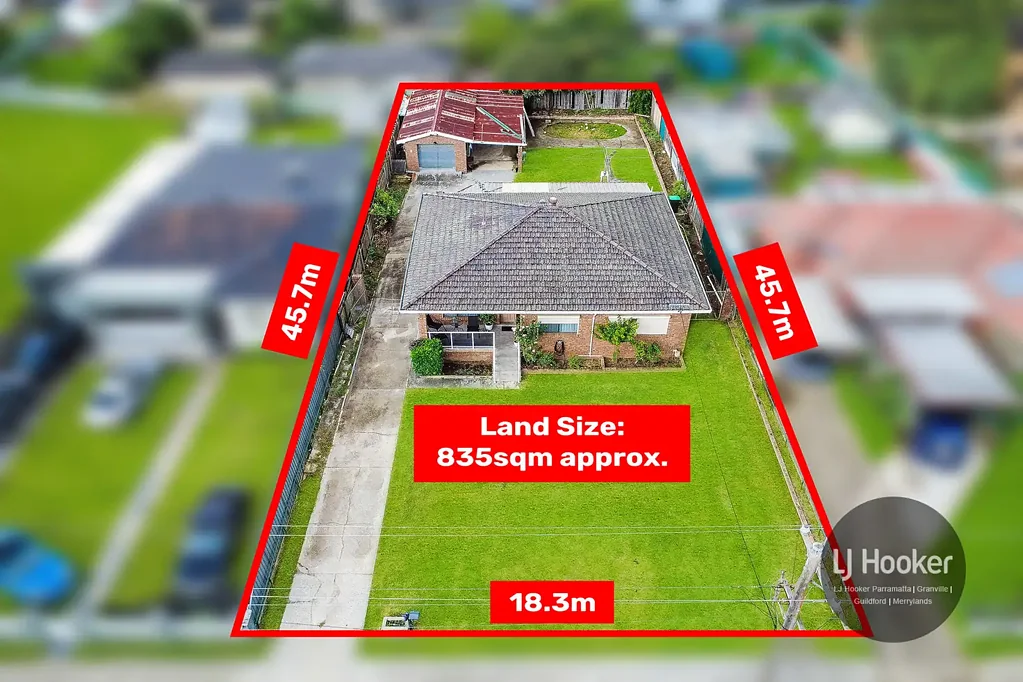 Guildford 3ห้องนอน Brick House-835sqm with 18.3m Frontage