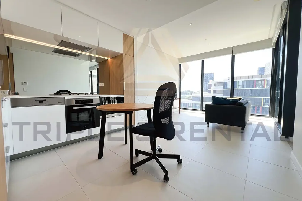 Furnished Crown Waterfall Apartment Available Now!! Spacious 1-Bedroom + Study with Stunning Views | Prime Location Near East Village