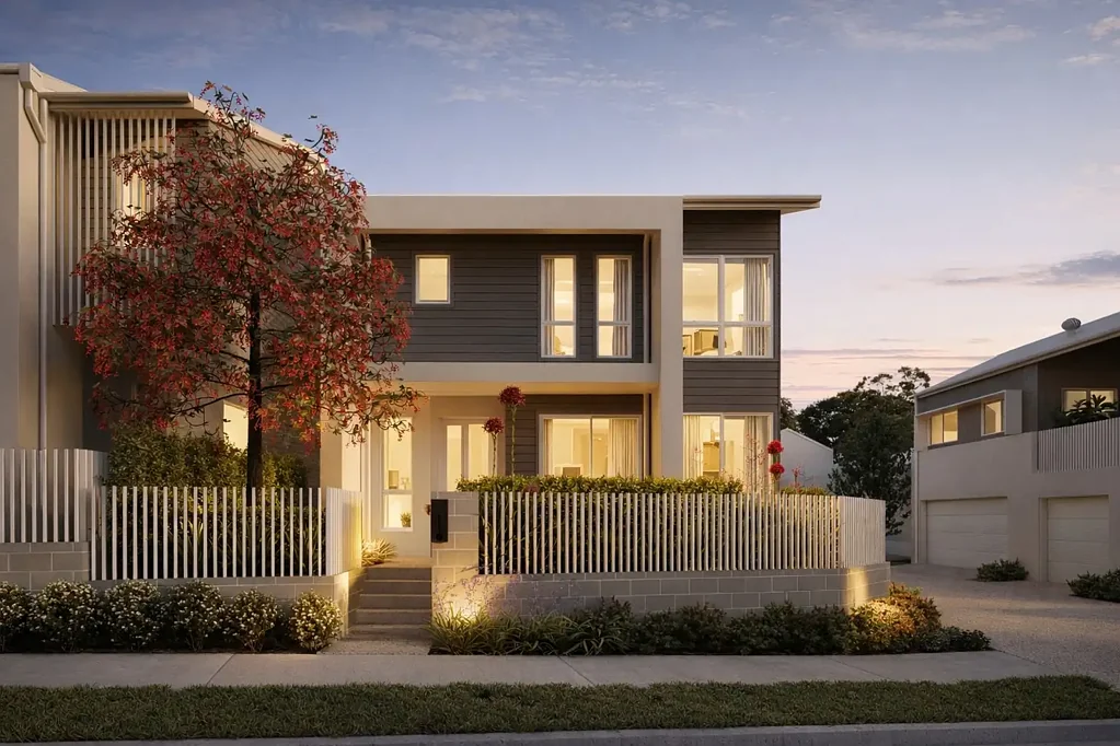 Oran Park 4房 375平土地 独立住宅 无物业费 设计师厨房 双车库工作室 步行商圈学校 Modern 3-Bedroom Double-Story with Studio
