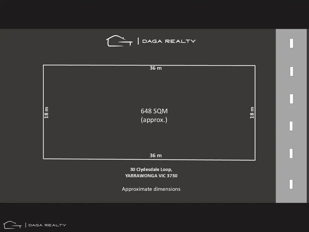 Yarrawonga  648m² Titled Block with 18m Frontage