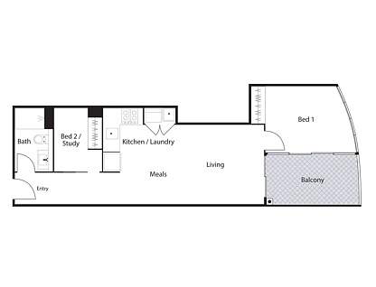 824/15 Bowes Street, Phillip, ACT 2606, 1 ਕਮਰੇ, 1 ਬਾਥਰੂਮ, Apartment