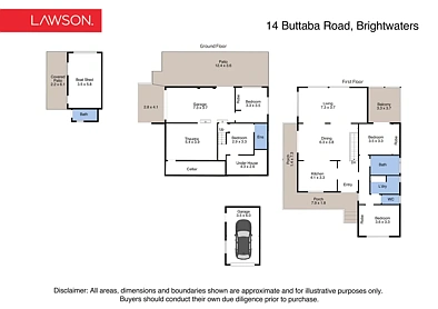 14 Buttaba Road, Brightwaters, NSW 2264, 3房, 3浴, House