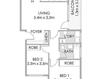 7/49-51 Etela Street, Belmore, NSW 2192, 2房, 1浴, 公寓