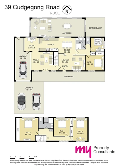 39 Cudgegong Road, Ruse, NSW 2560, 5房, 2浴, House