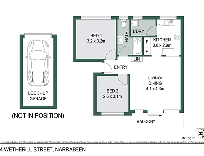 8/4 Wetherill Street, Narrabeen, Northern Beaches, 2 રૂમ, 1 બાથરૂમ, Apartment