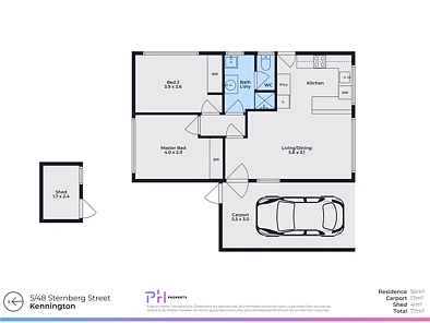 Plano ng Bahay - 5/48 Sternberg Street, Kennington, VIC 3550