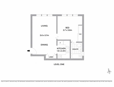 5/4 Philip Street, Cronulla, NSW 2230, 1房, 1浴, Apartment