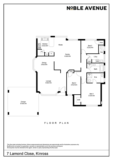 7 Lamond Close, Kinross, WA 6028, 3 chambres, 2 salles de bain, House