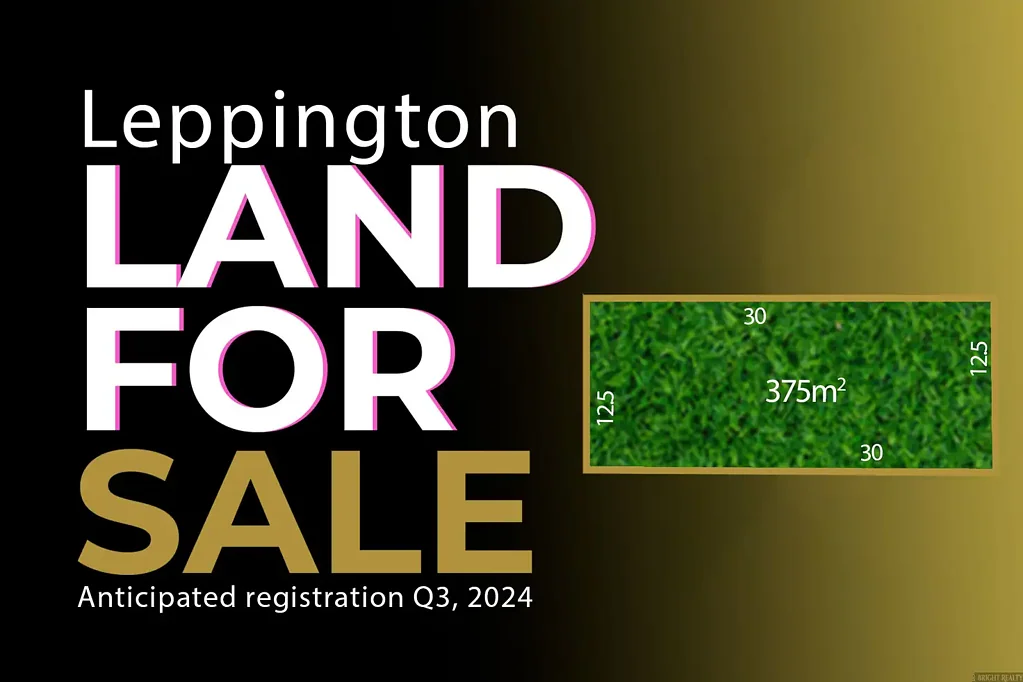 Leppington Land For Sale - Anticipated registration Q3, 2024