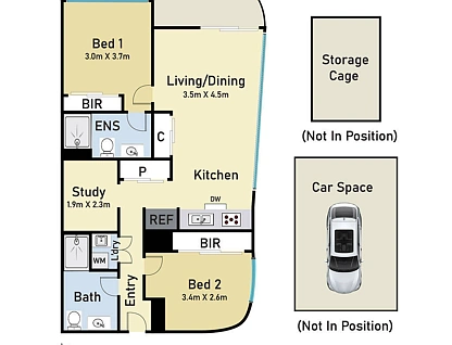 603/52-54 O'Sullivan Road, Glen Waverley, East Melbourne, 2 ห้องนอน, 2 ห้องน้ำ, Apartment