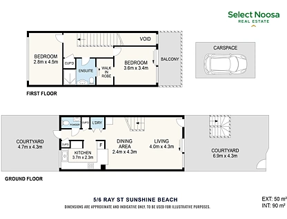 unit 5/6 Ray Street, Sunshine Beach, Sunshine Coast, 2 غرف, 1 حمامات, Apartment