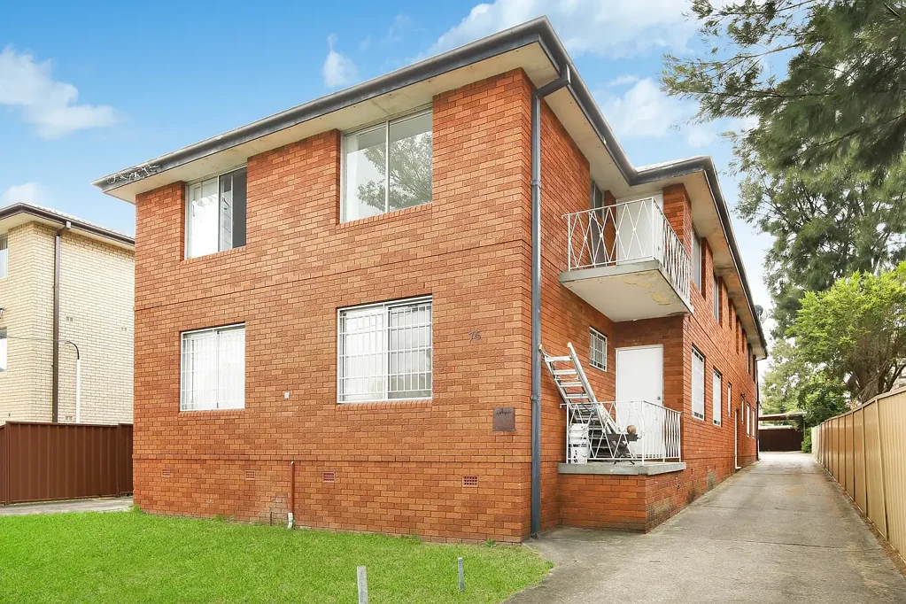 Spacious two bedroom unit with a superb sense of privacy
