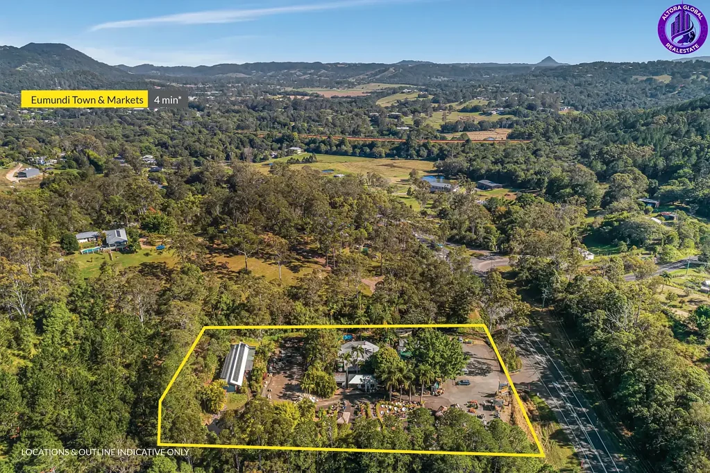 Eumundi 4ห้องนอน Prime Noosa Hinterland Freehold | Home, Income & Exceptional Commercial Opportunity