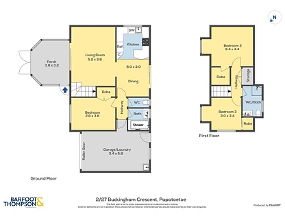 2/27 Buckingham Crescent, Papatoetoe, Manukau City, 3部屋, 2バスルーム, House