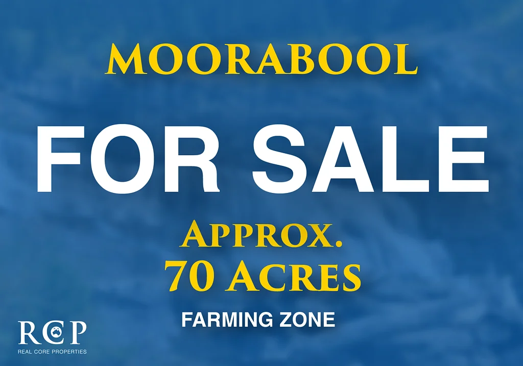 Moorabool Rare opportunity to secure a large farming parcel !