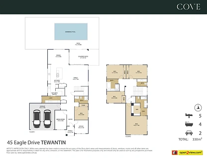 45 Eagle Dr, Tewantin, QLD 4565, 5房, 3浴, House