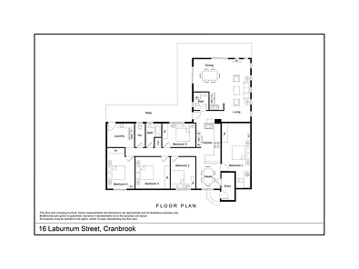 16 Laburnum Street, Cranbrook, QLD 4814, 5房, 2浴, House