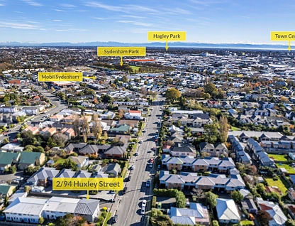 2/94 Huxley Street, Sydenham, Christchurch City, 2部屋, 1バスルーム, Unit