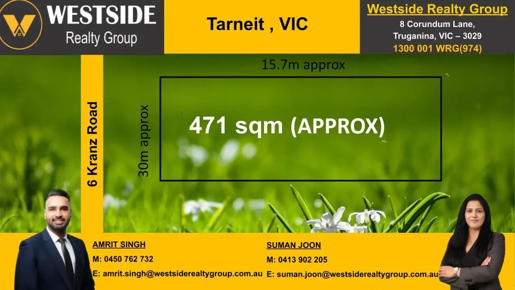 Tarneit Premium 471sqm Approx. Land in Marigold Estate, Tarneit