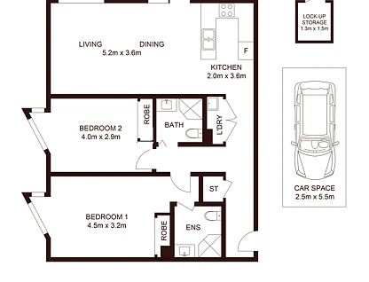 14/38-40 Lawrence Street, Peakhurst, South Western Suburbs, 2 कमरे, 2 बाथरूम, Apartment