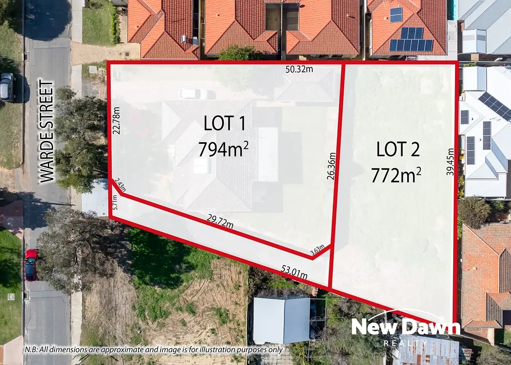 Midland  BUILD YOUR FUTURE HERE - LOT 2 / 5B WARDE STREET, MIDLAND - 772m²