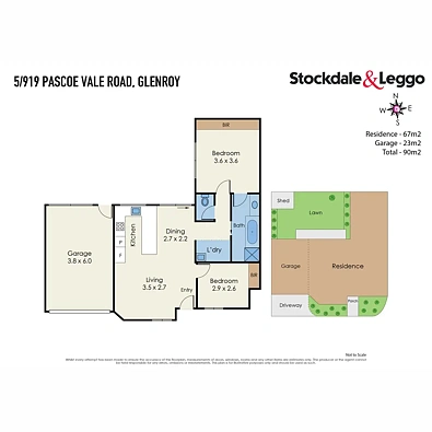 Plano ng Bahay - 5/919 Pascoe Vale Road, Glenroy, VIC 3046