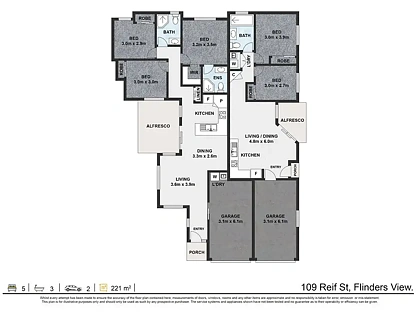 109 Reif Street, Flinders View, QLD 4305, 5 ਕਮਰੇ, 3 ਬਾਥਰੂਮ, House