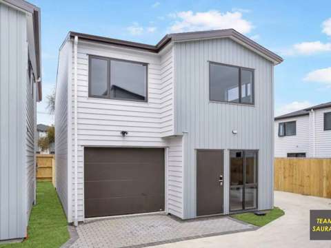 Papatoetoe 4房  Stunning Newly Constructed Home in Papatoetoe!