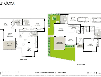 1/40-44 Toronto Parade, Sutherland, Sutherland Shire, 4 Kuwarto, 4 Banyo, Townhouse