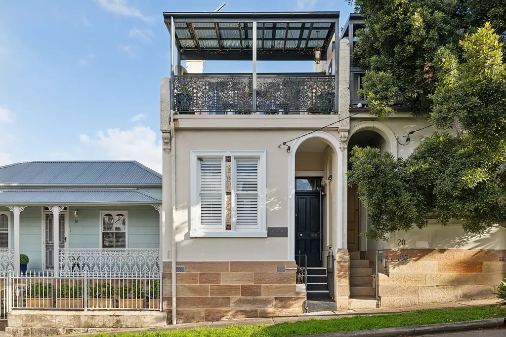 Rozelle 2कमरा Renovated Victorian residence with city skyline views