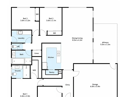 22 Salisbury Street, Wangaratta, VIC 3677, 4 침실, 2 욕실, House