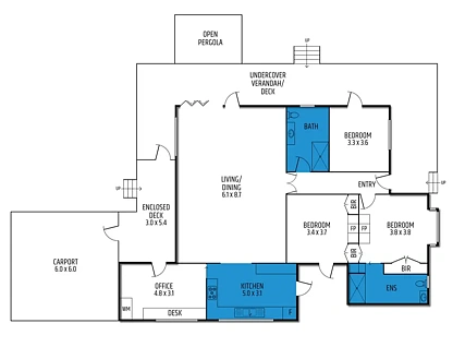 50 Mt Battery Road, Mansfield, Wangaratta, 4房, 2浴, Lifestyle Section